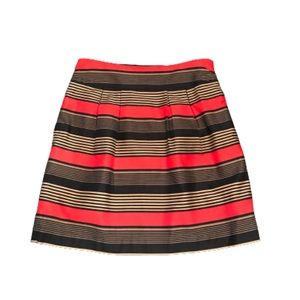 Banana Republic | Navy, red, & tan skirt